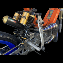 Upload the image to the Gallery viewer, Marmitta DBR MX30 Titanium Multicolor Silenziatore in Carbonio Twill - DBR Factory