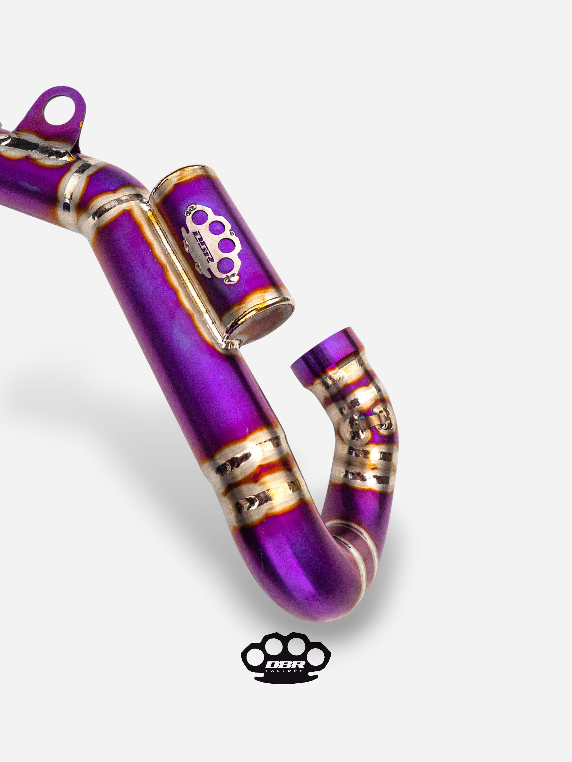 KING SPECIAL EXHAUST 紫 マフラー DBR Titanium Manifold with Powerbomb KTM 450cc EXC-F from 2020 to