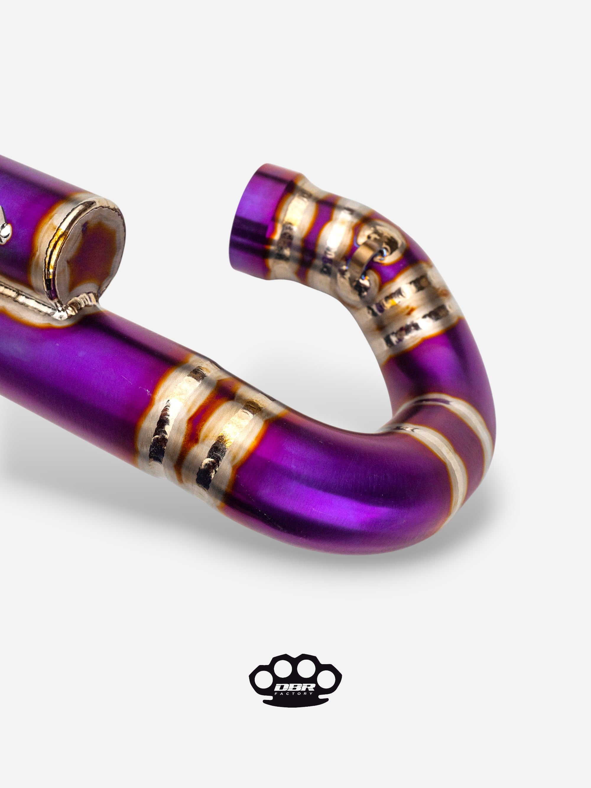 KING SPECIAL EXHAUST 紫 マフラー DBR Titanium Manifold with Powerbomb KTM 450cc EXC-F from 2020 to