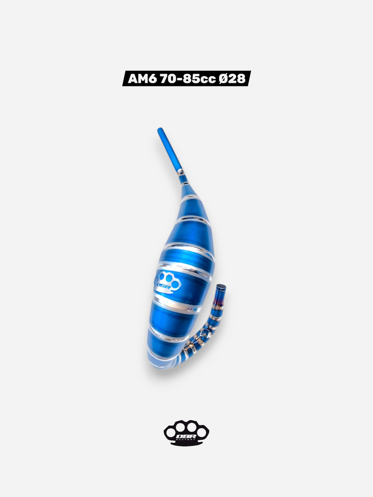 DBR AM6 Superfast Alta Titanio 70-85cc Ø28