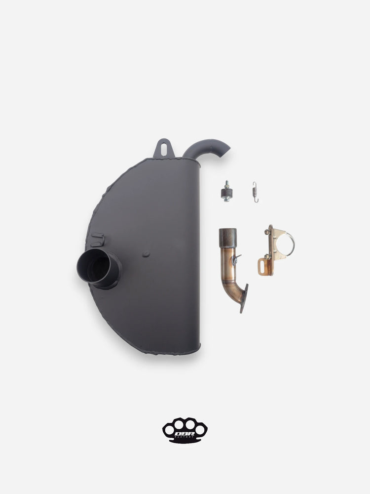 DBR CityBox per Vespa Smallframe 125-190cc Cerakote BLACK Antiruggine