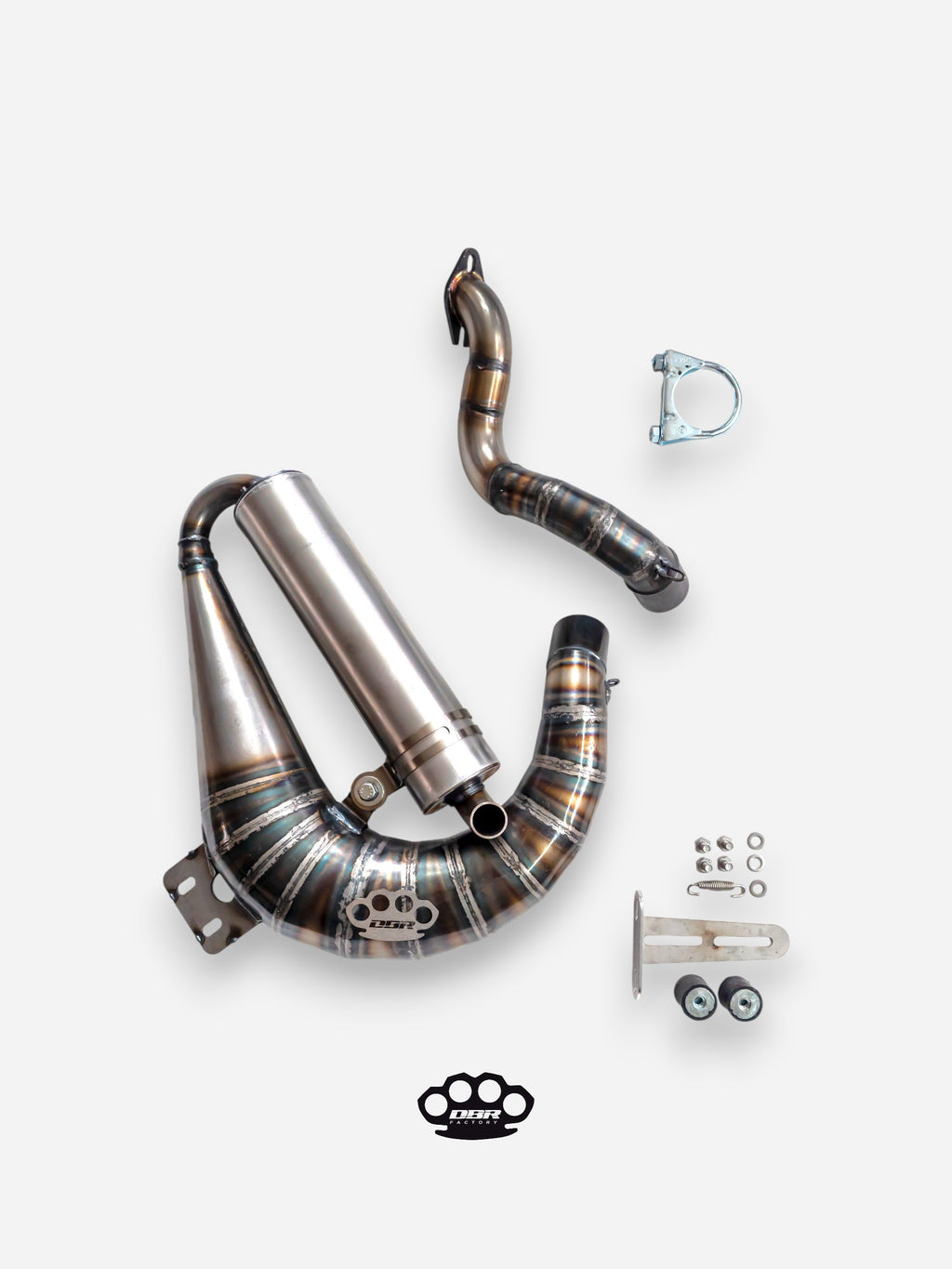 DBR Marmitta Vespa Unisex Curly - DBR Factory