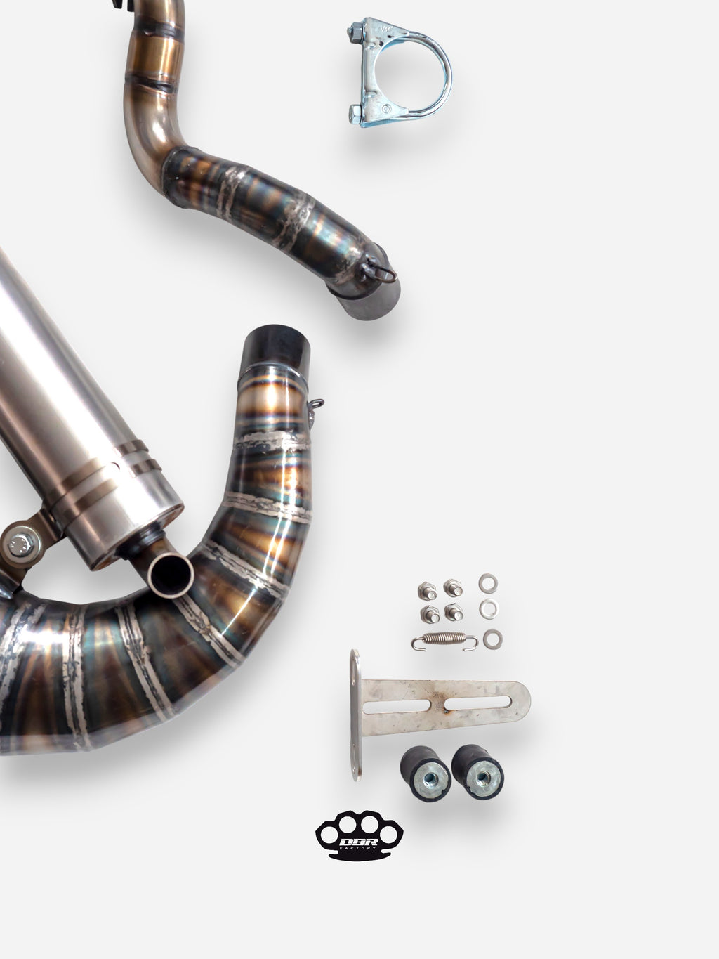 DBR Marmitta Vespa Unisex Curly - DBR Factory