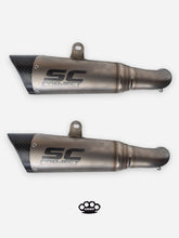 Upload the image to the Gallery viewer, DBR Coppia Terminali in Titanio DUCATI HYPERMOTARD 950 - SP 2019-2023 - DBR Factory