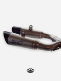 DBR Pair of Titanium End Pipes DUCATI HYPERMOTARD 950 - SP 2019-2023