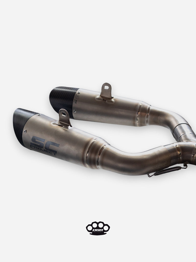 DBR Coppia Terminali in Titanio DUCATI HYPERMOTARD 950 - SP 2019-2023 - DBR Factory