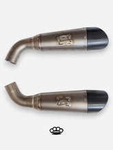 Upload the image to the Gallery viewer, DBR Coppia Terminali in Titanio DUCATI HYPERMOTARD 950 - SP 2019-2023 - DBR Factory