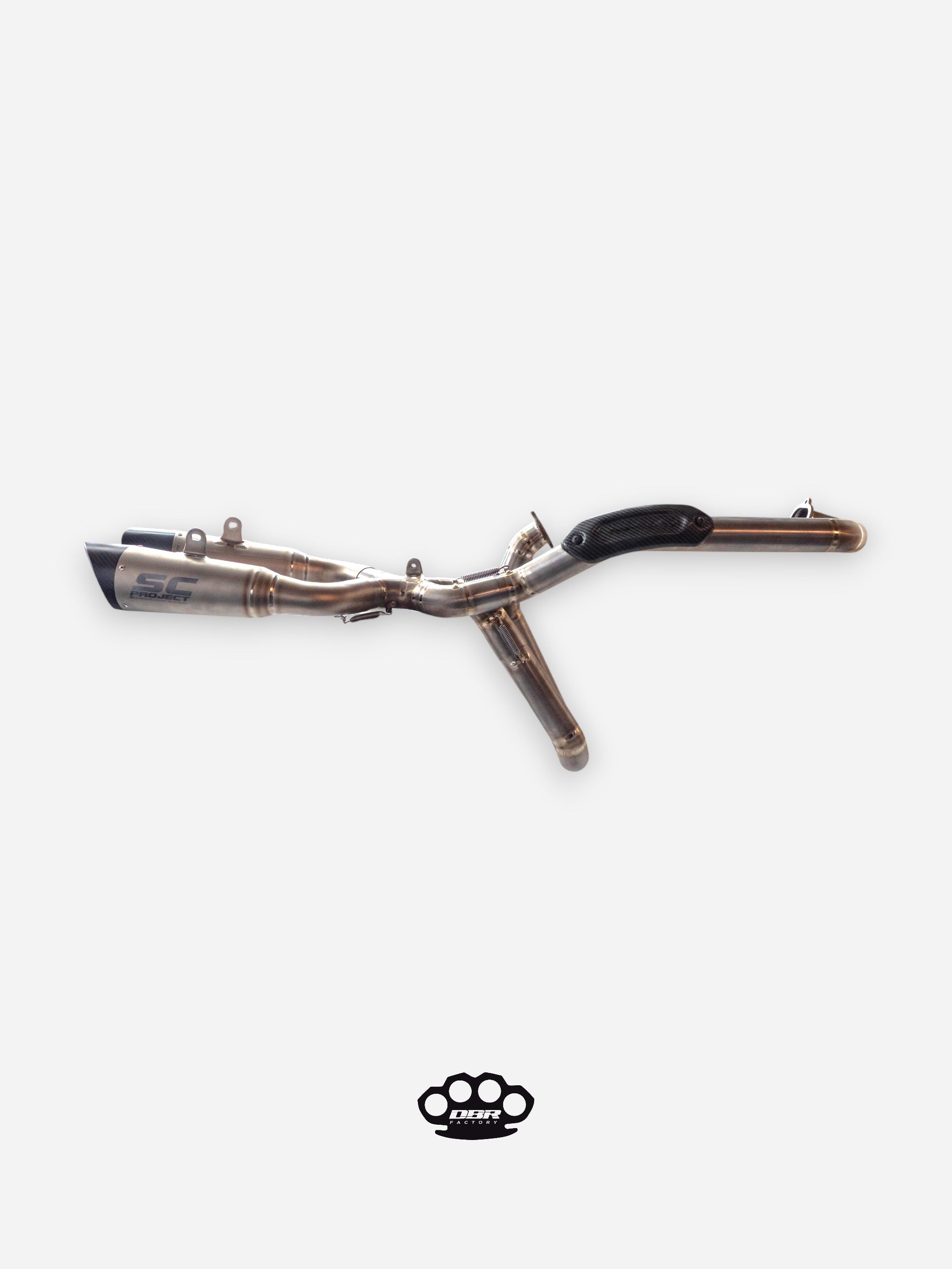 DBR Scarico Completo in Titanio DUCATI HYPERMOTARD 950 - SP 2019-2023 - DBR Factory