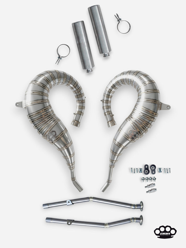 DBR Titanium Full Exhaust - Yamaha Banshee 350 1988-2009 | 350cc-470cc