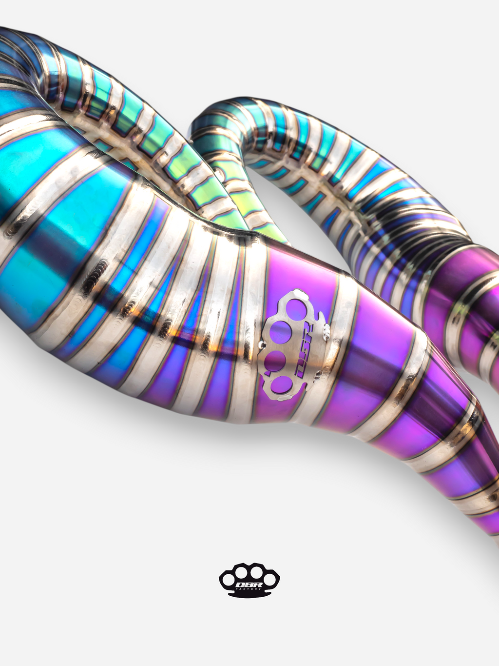 DBR Complete Titanium Exhaust for YAMAHA BANSHEE 350cc to 470cc ATV 1988–2009 Octopus