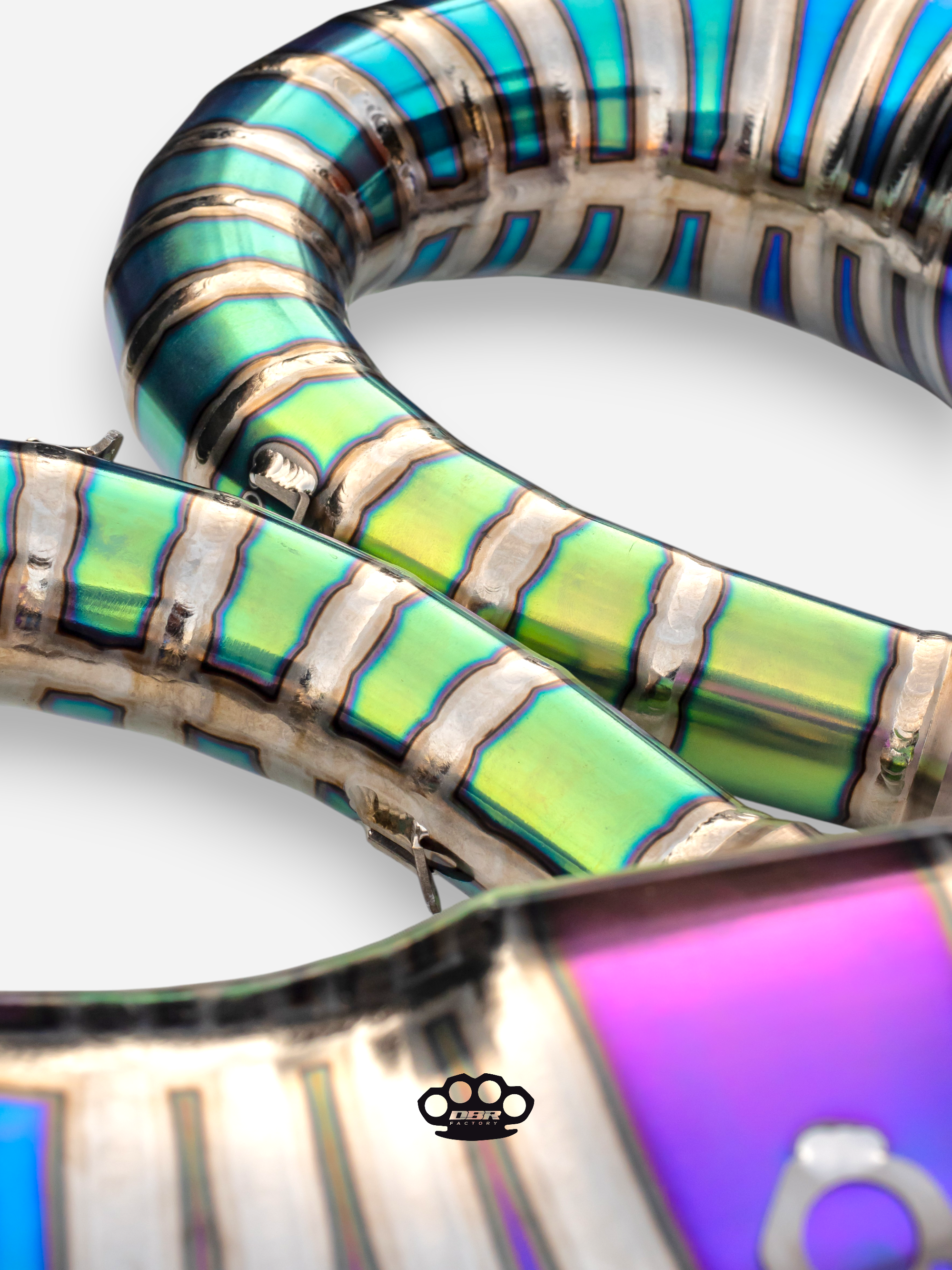 DBR Complete Titanium Exhaust for YAMAHA BANSHEE 350cc to 470cc ATV 1988–2009 Octopus