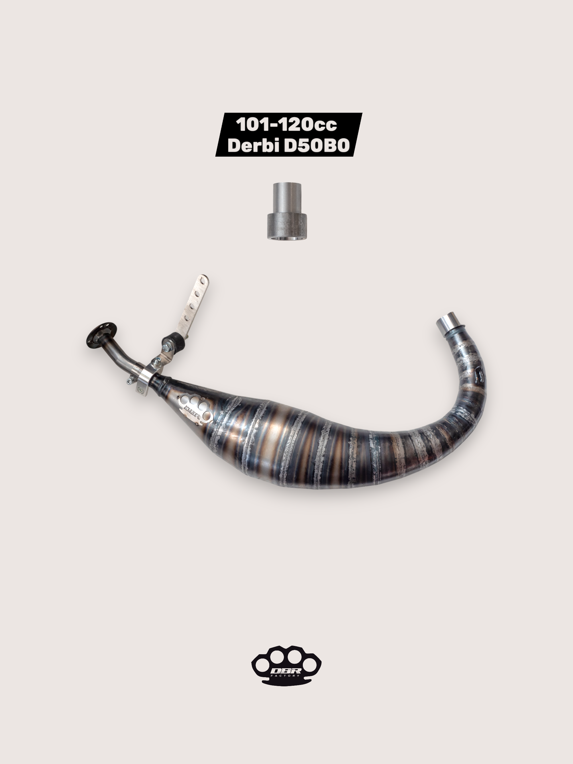 DBR Scarico Derbi D50B0 Superfast Bassa