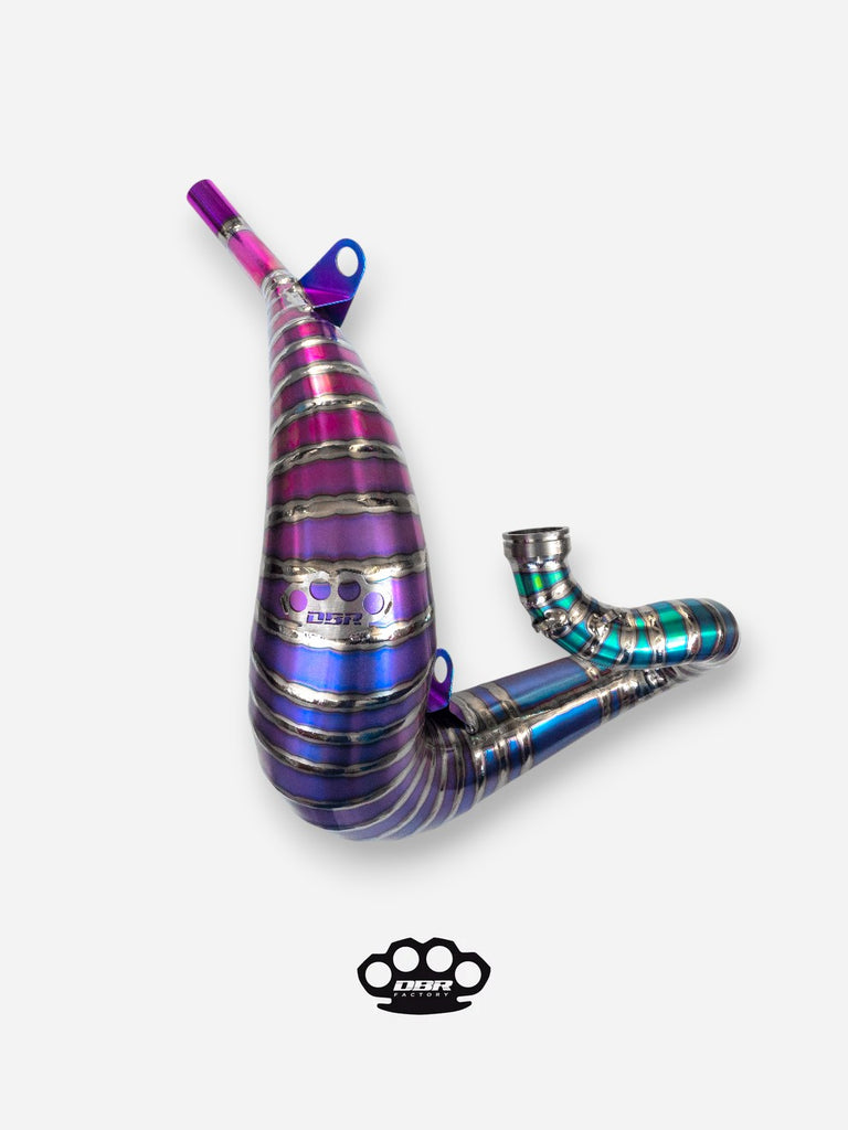 DBR Titanium Exhaust 250-300cc Fantic XX from 2022 to 2023