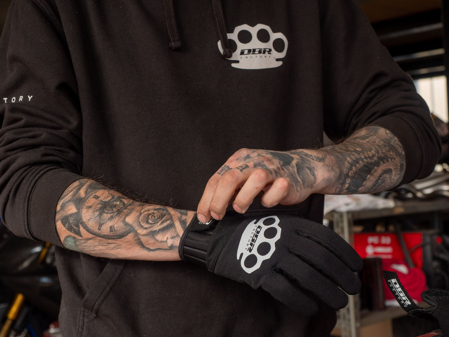 DBR Winter Touch Pro - Wintermotorhandschoenen van Neopreen