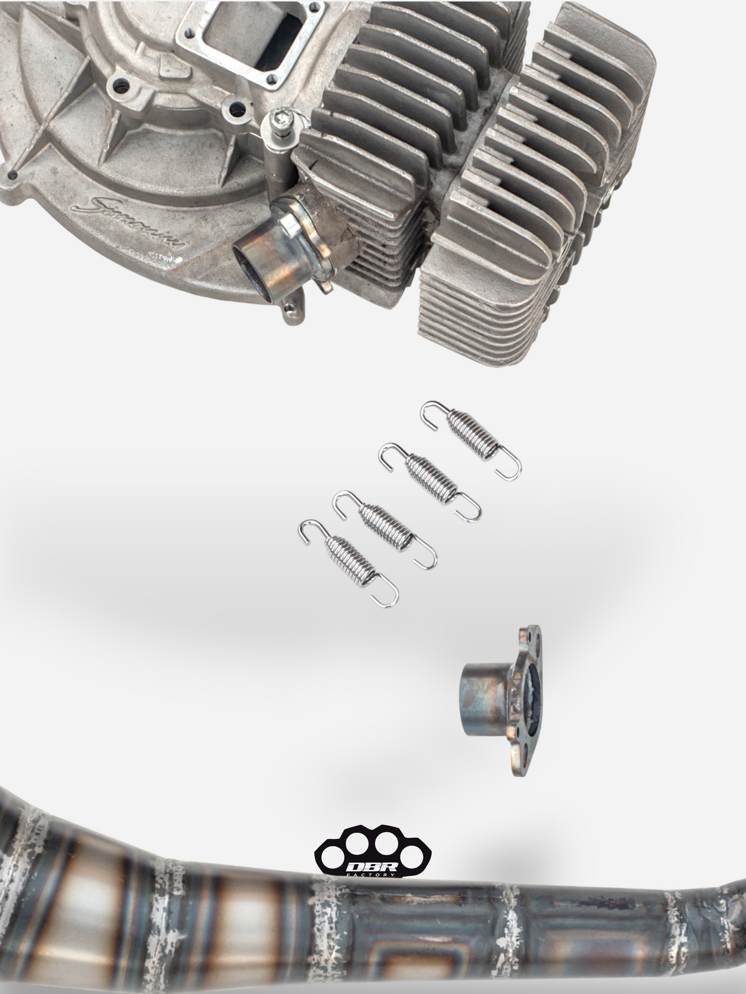 Marmitta DBR GP01 per Simonini 4P – Gruppi Termici Scooter - DBR Factory