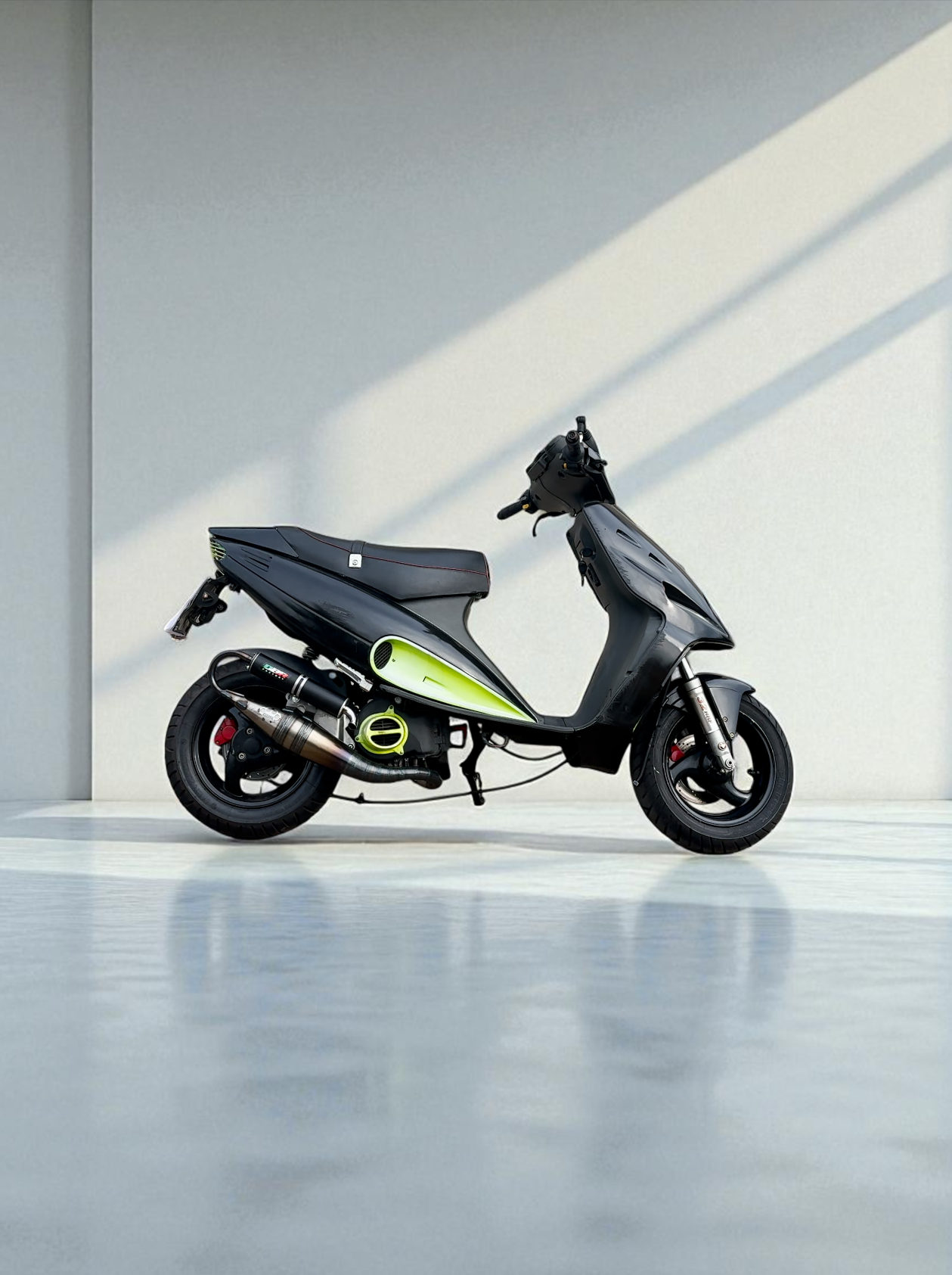 ★malaguti F12ファントム100「２スト」自賠責R4年11/12★東京/大田区【下取OK】 DBR Malaguti Phantom F12 100cc Exhaust - Morini Engine – DBR Factory