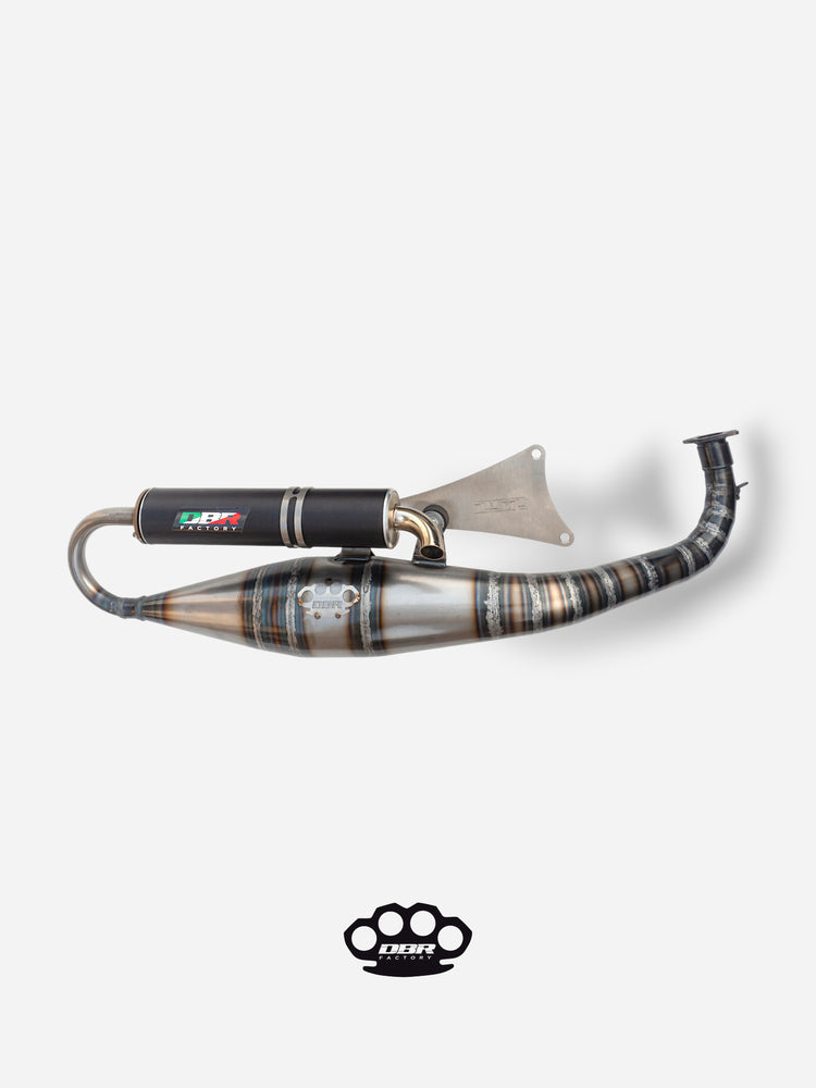 Marmitta DBR Minarelli Orizzontale - Scarico Intermedio 70cc - DBR Factory