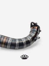 Laad de afbeelding in de Gallery-viewer, Marmitta DBR Minarelli Orizzontale - Scarico Intermedio 70cc - DBR Factory