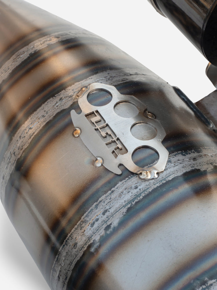 Marmitta DBR Minarelli Orizzontale - Scarico Over Trofeo 90-100cc - DBR Factory