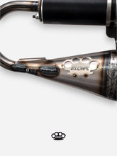 Upload the image to the Gallery viewer, Marmitta DBR Minarelli Verticale Intermedio - MBK Booster Spirit, Next Generation e Stunt - Yamaha Zuma e Slider - DBR Factory