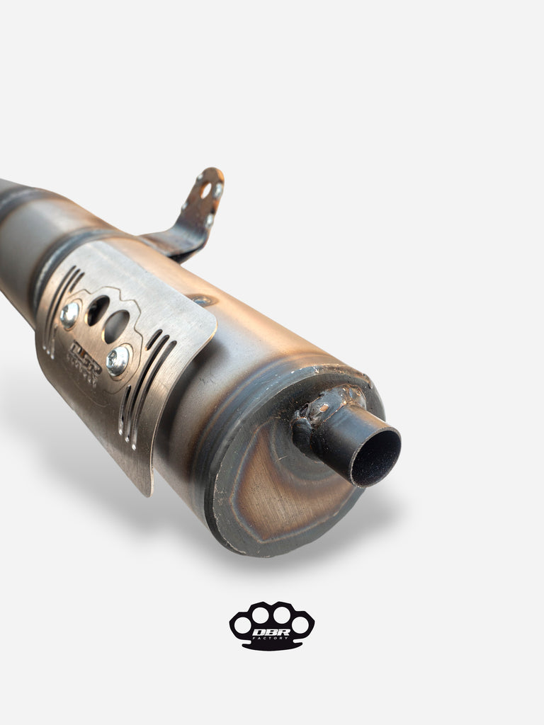 Marmitta DBR Silente - Scarico Sinistra Piaggio Boxer - DBR Factory