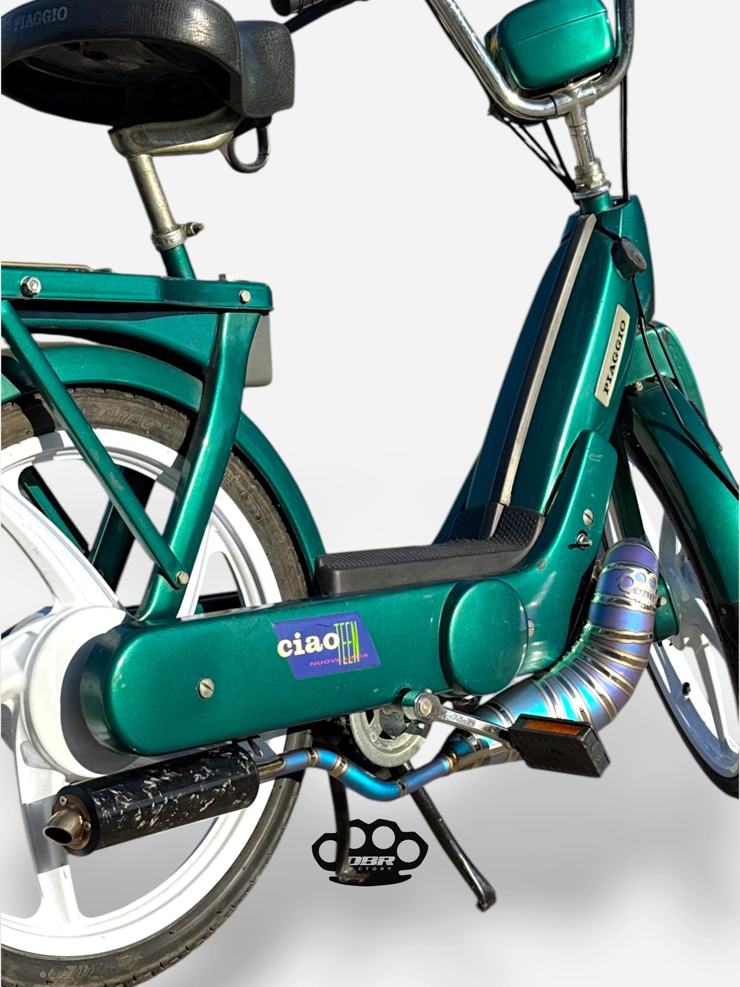 DBR Titanium Wyvern Exhaust Multicolor - Vespa and Gilera