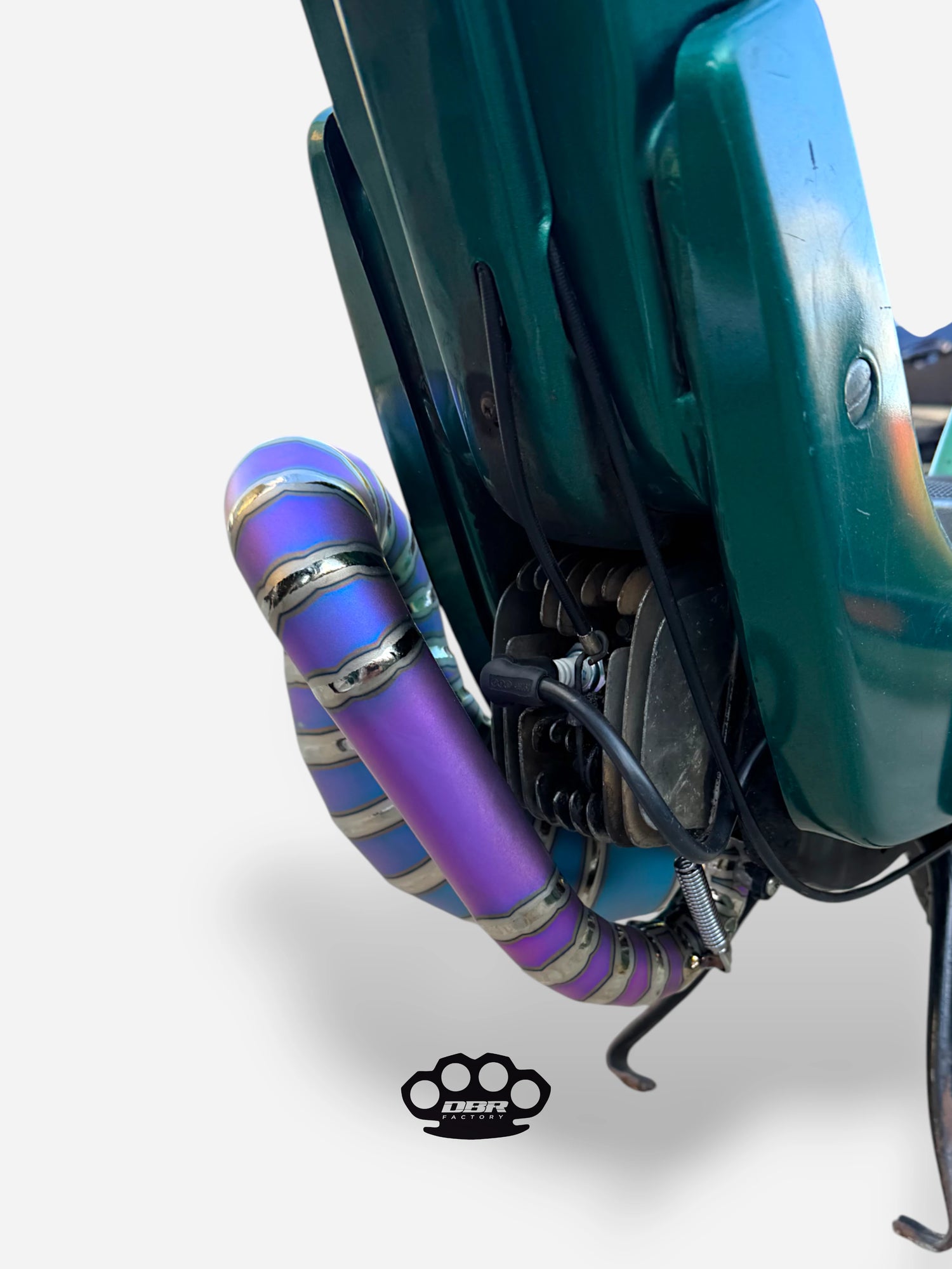 DBR Titanium Wyvern Exhaust Multicolor - Vespa and Gilera