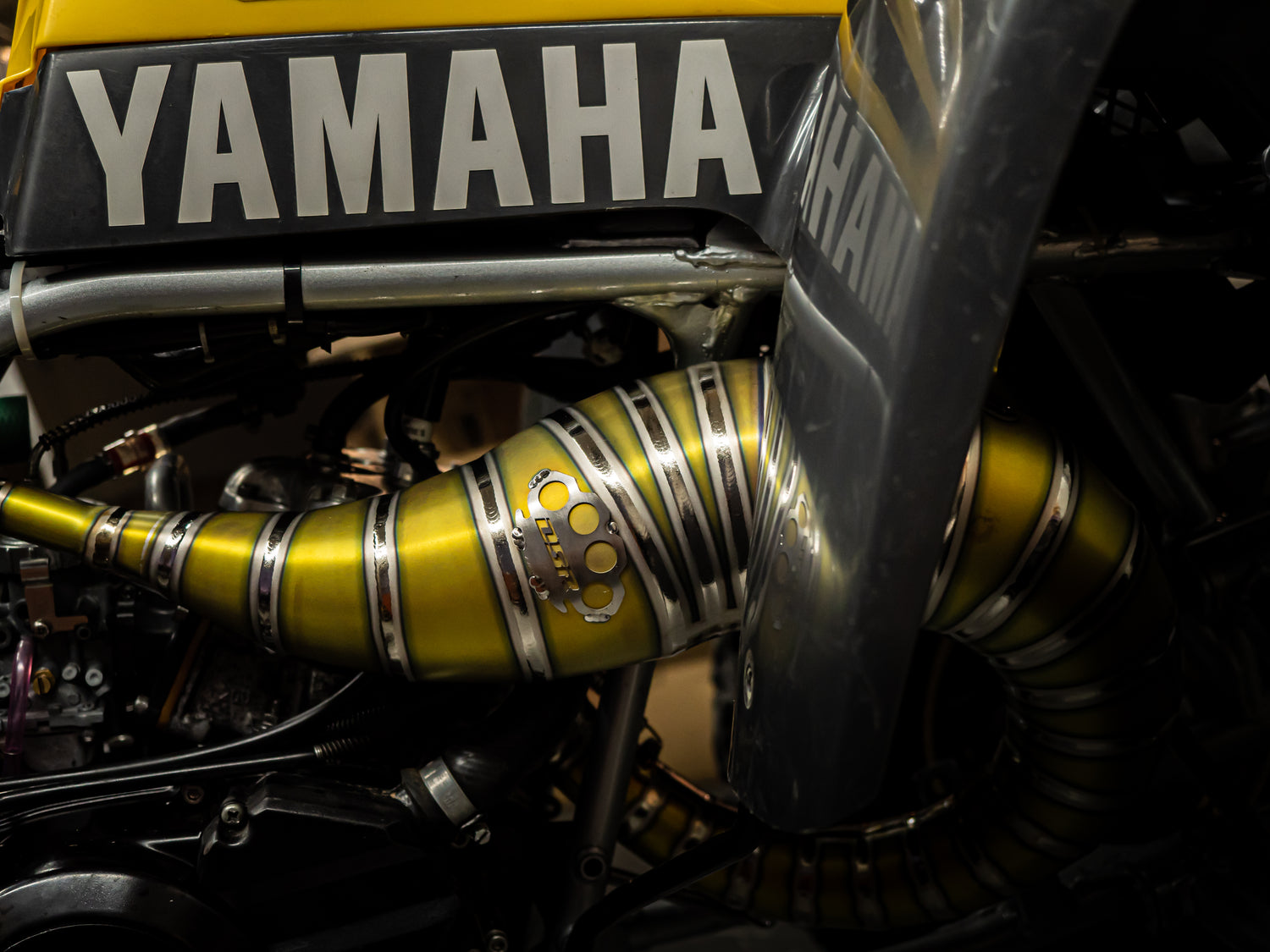 DBR YAMAHA BANSHEE 大孔径 525cc 1988–2009 钛合金排气管