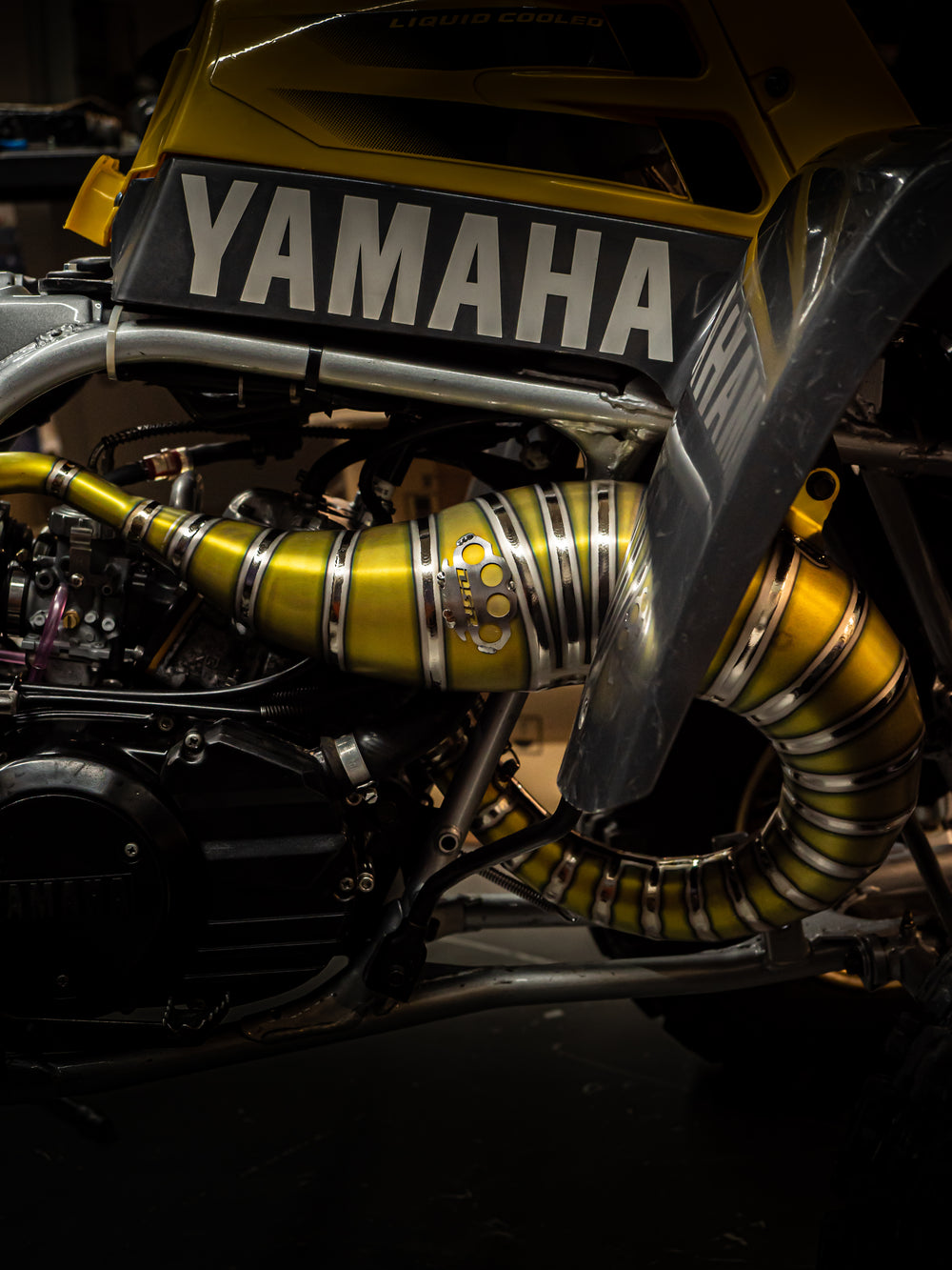 DBR Factory 티타늄 풀 배기 시스템 - Yamaha Banshee 350 1988-2009 | 350cc-470cc