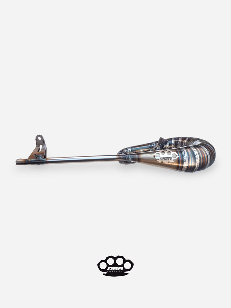 DBR Classic Moped Exhaust – Integrated Silencer