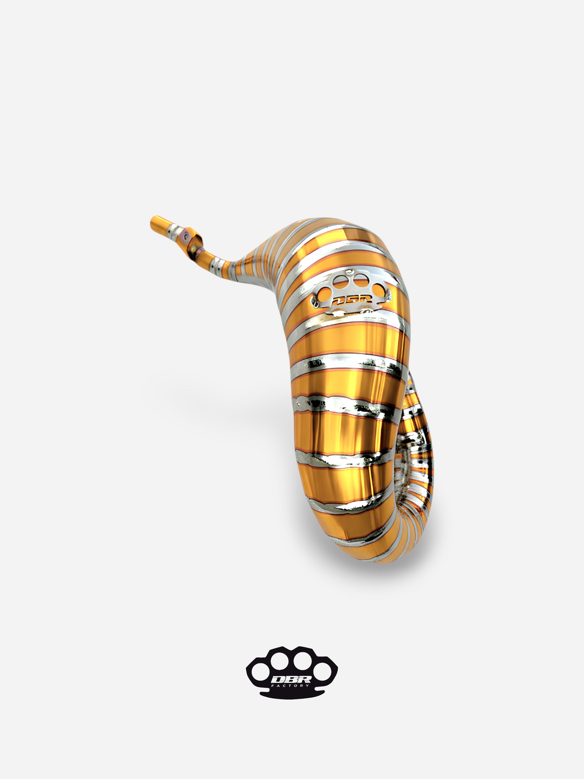 DBR Titanium Exhaust 125cc TM Racing EN-SMR-MX from 2004 to 2007