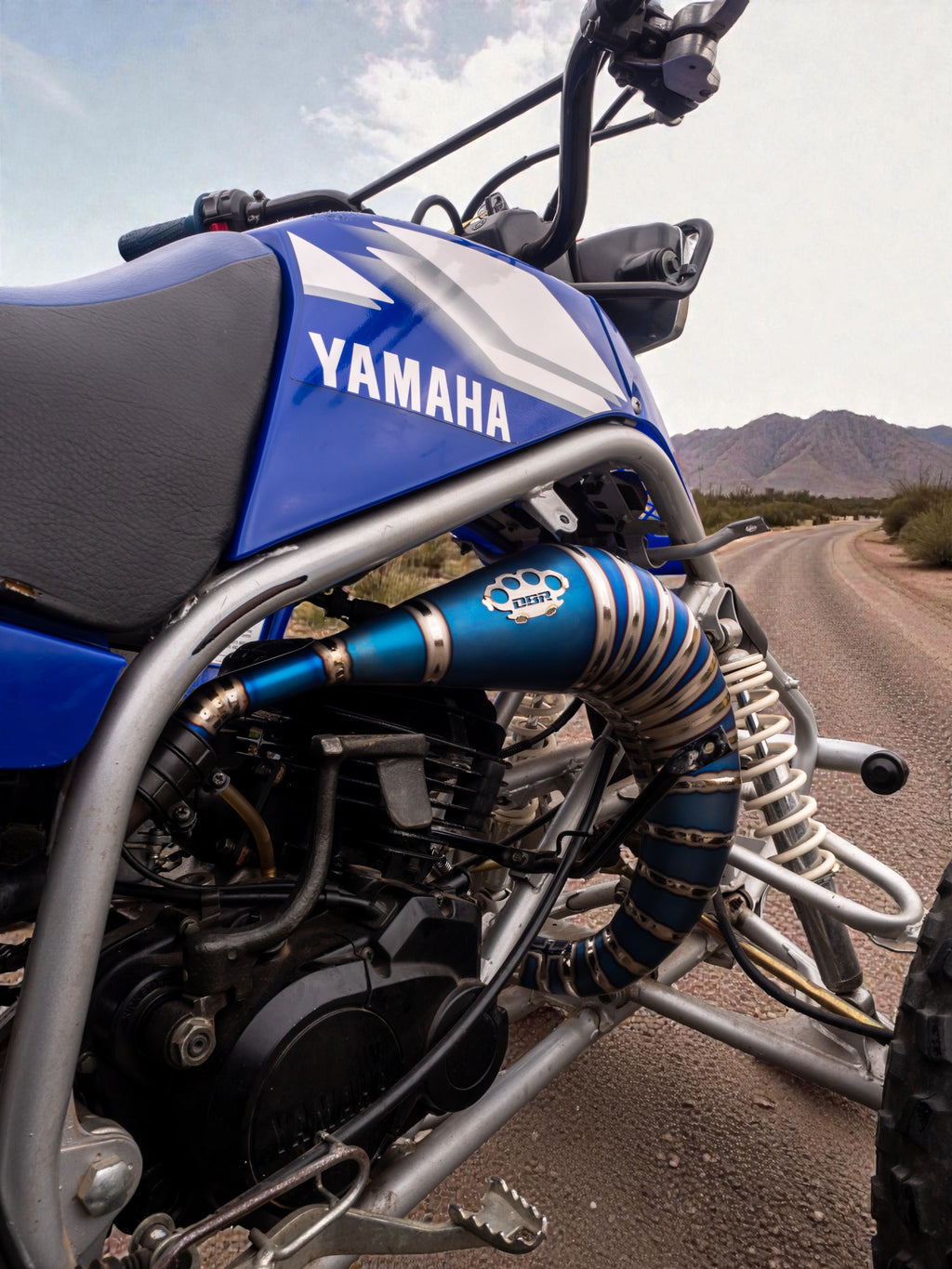DBR Complete Titanium Exhaust YAMAHA BLASTER 200cc ATV 1988–2009