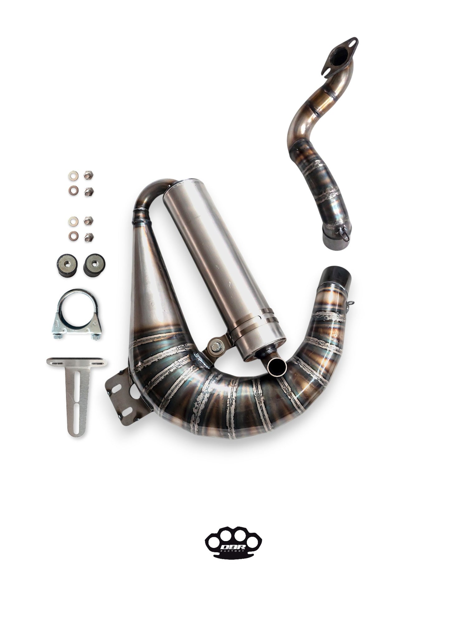 DBR Vespa 通用 Curly 排气管