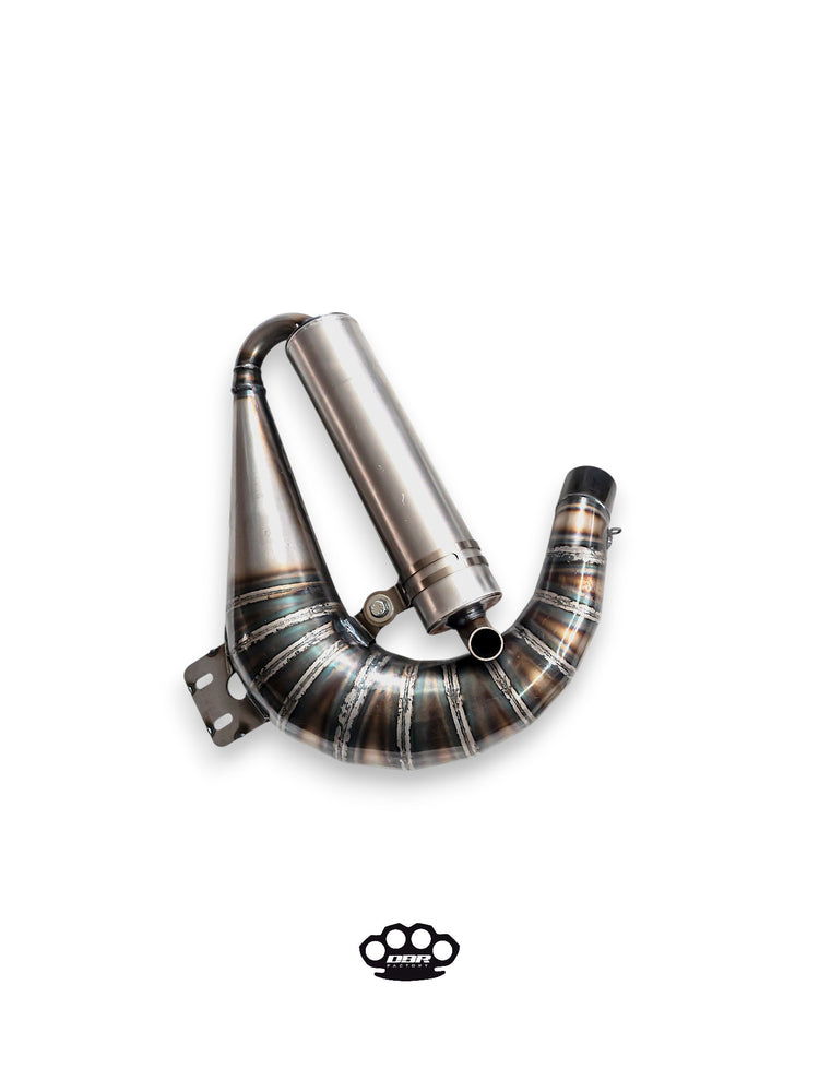 DBR Vespa Unisex Curly Exhaust