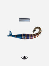 Upload the image to the Gallery viewer, DBR GP04 Multicolor Titanium Exhaust - Vespa and Gilera Moped