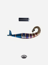 Upload the image to the Gallery viewer, DBR GP04 Multicolor Titanium Exhaust - Vespa and Gilera Moped