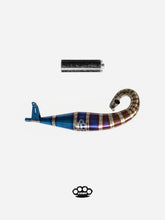 Upload the image to the Gallery viewer, DBR GP04 Multicolor Titanium Exhaust - Vespa and Gilera Moped