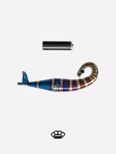 Upload the image to the Gallery viewer, DBR GP04 Multicolor Titanium Exhaust - Vespa and Gilera Moped