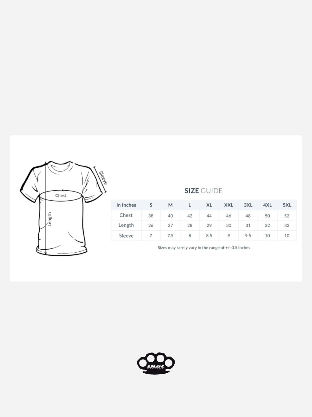 DBR Cotton 100% Unisex Puncher T-Shirt